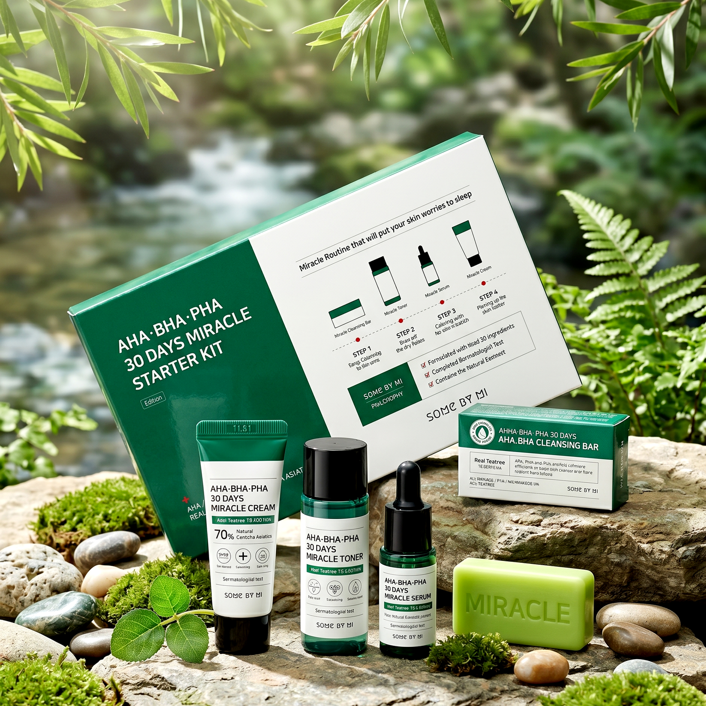 Some By Mi 30 Days Miracle Starter Kit | Acne & Pore Care | AmiGlow NZ
