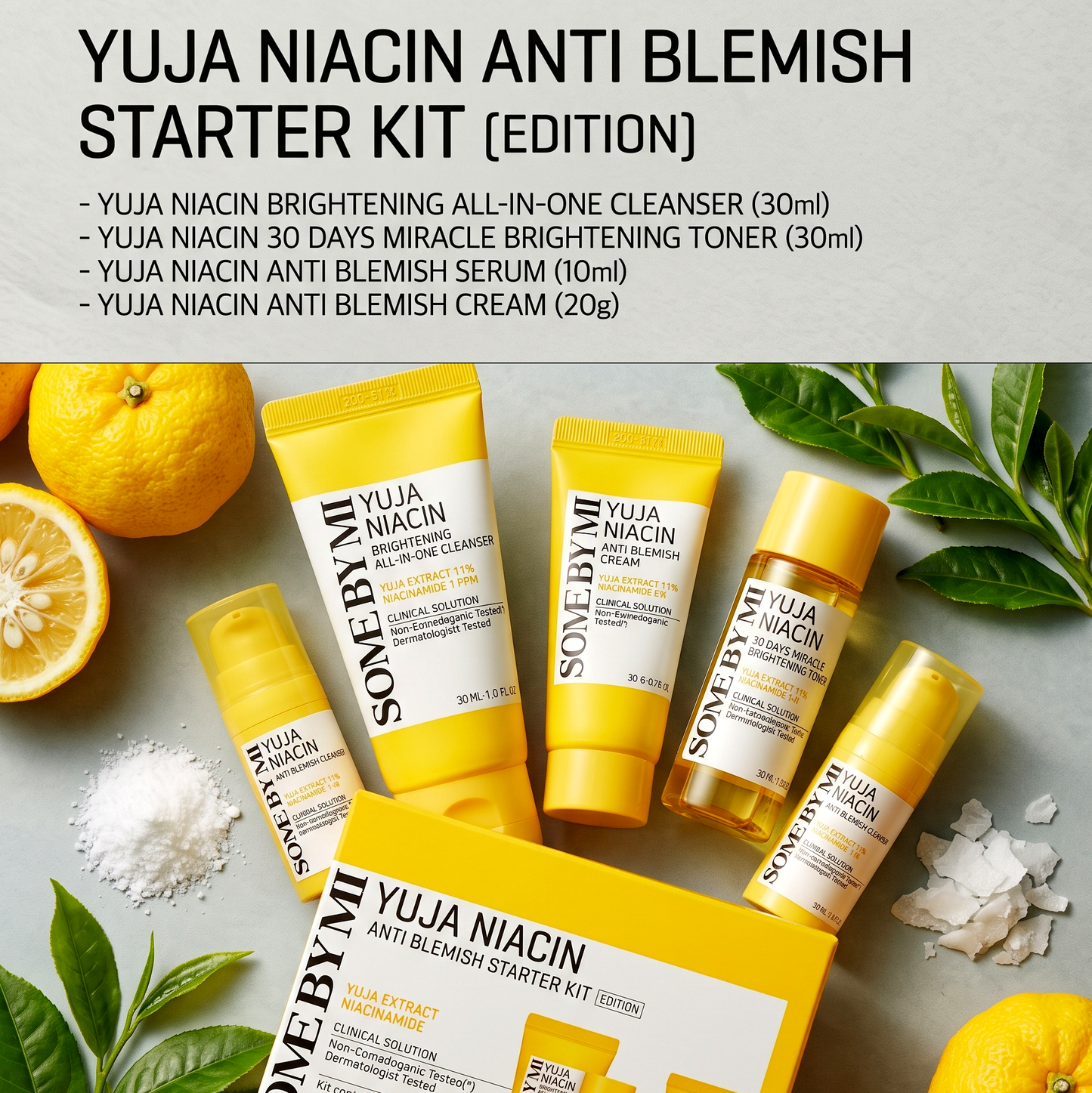 SOME BY MI Yuja Niacin Anti Blemish Starter Kit | AmiGlow NZ