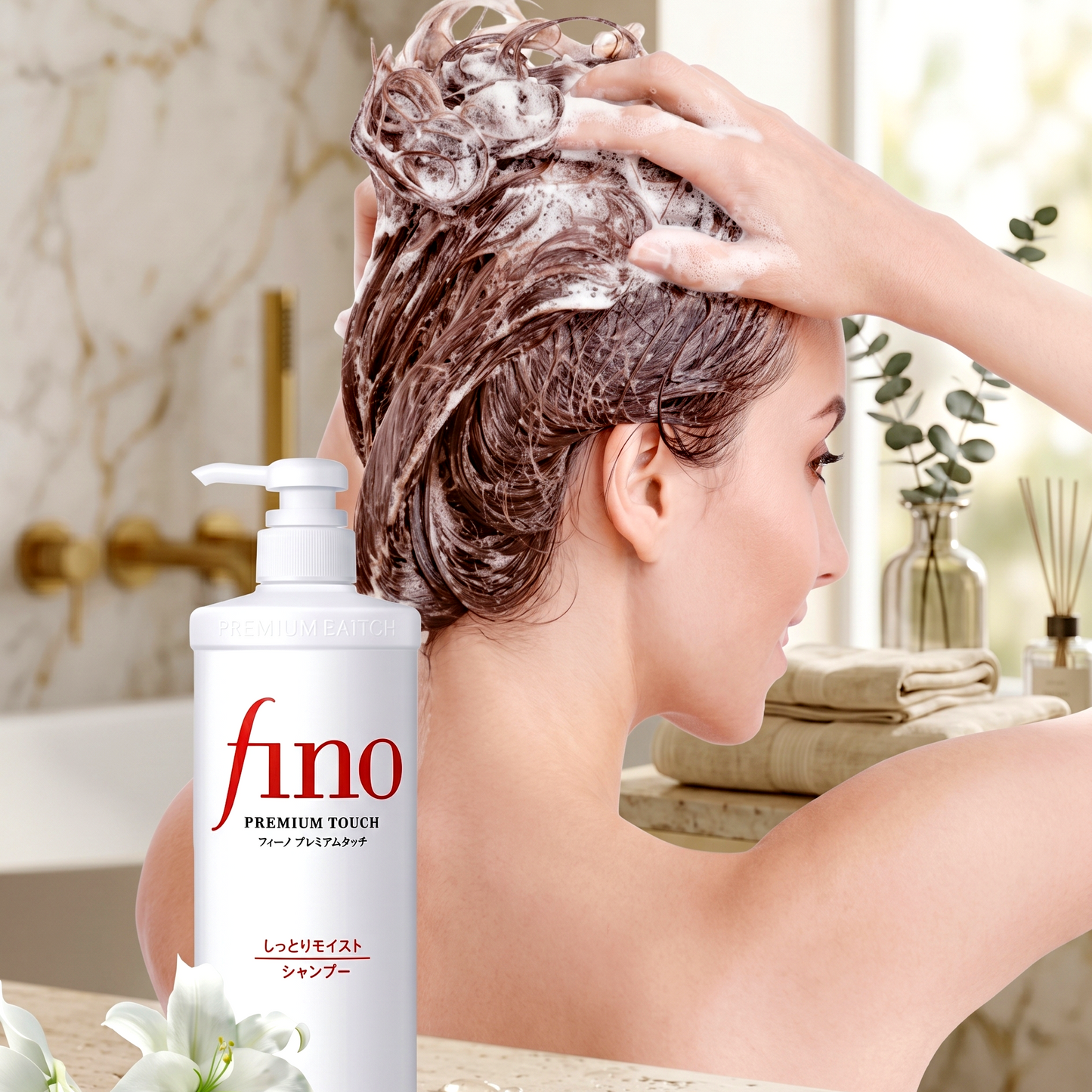 Shiseido Fino Premium Touch Hair Shampoo Moist 550ml | AmiGlow NZ