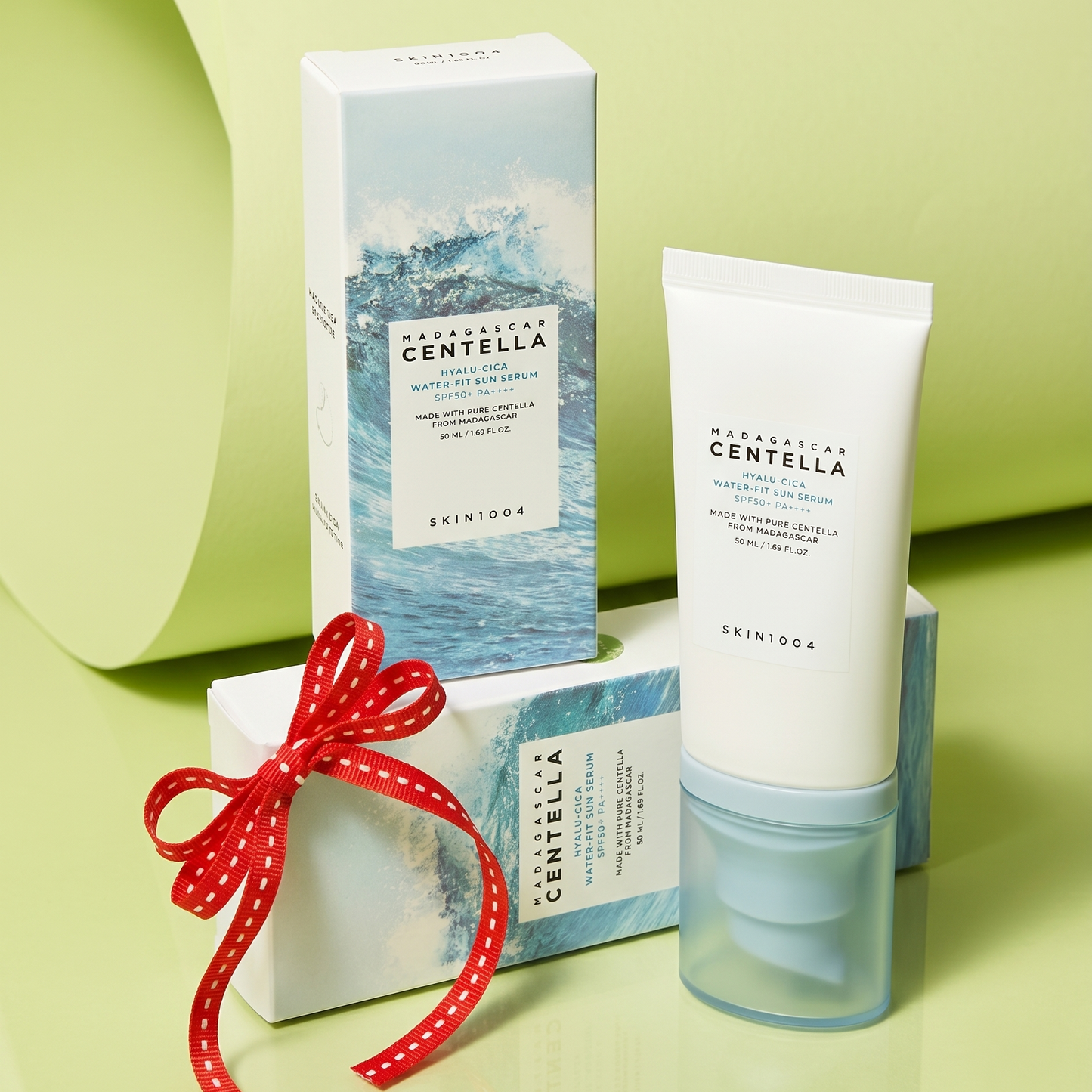 Skin1004 Madagascar Centella Hyalu-Cica Water-Fit Sun Serum SPF50+ PA++++ 50ml | AmiGlow NZ