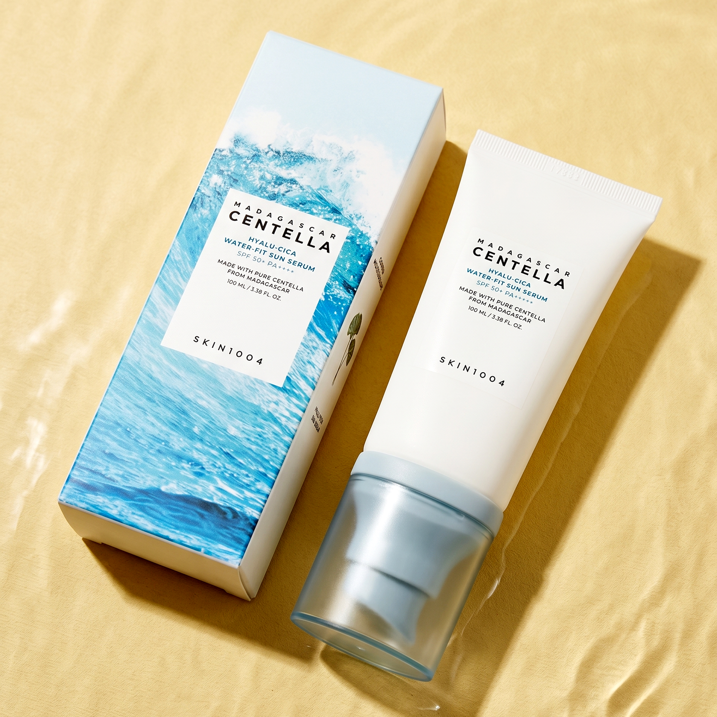 Skin1004 Madagascar Centella Hyalu-Cica Water-Fit Sun Serum SPF50+ PA++++ 100ml | AmiGlow NZ