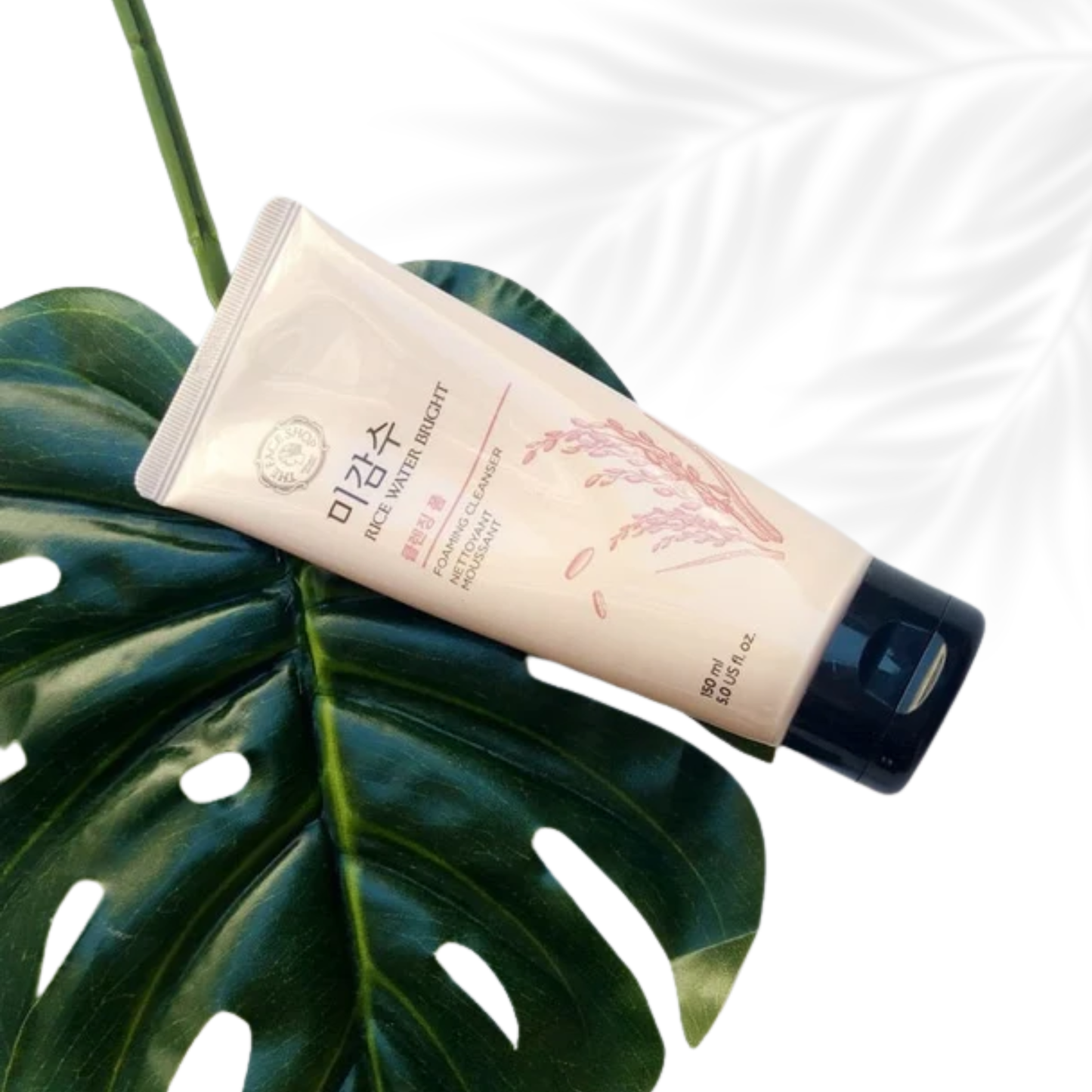The Face Shop Rice Water Bright Foaming Cleanser 150ml | AmiGlow NZ