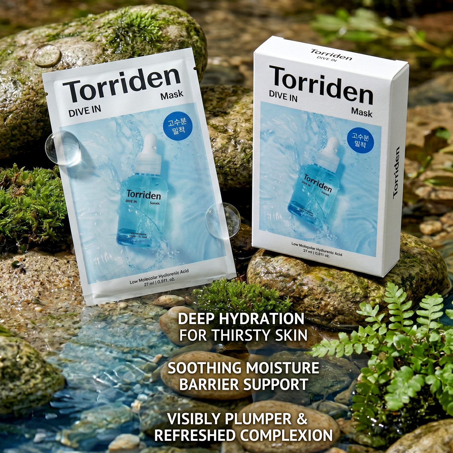 Torriden 100% Hyaluronic Ampoule Mask | Hydrating Sheet Mask NZ | AmiGlow NZ