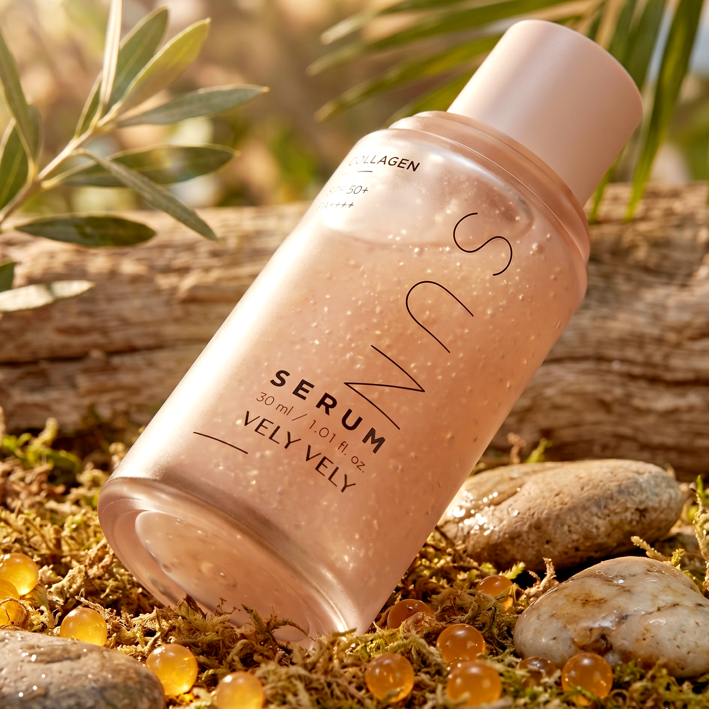 VELY VELY Collagen Sun Serum SPF50+ | Hydrating Sunscreen | AmiGlow NZ