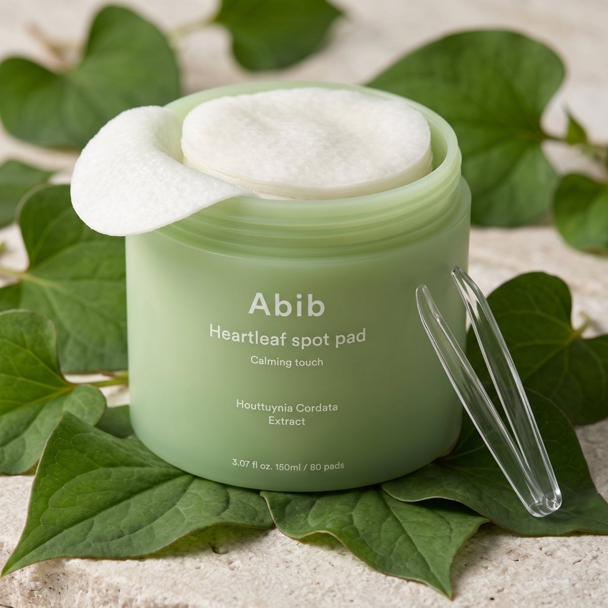 Abib Heartleaf Spot Pad Calming Touch 80 Pads | AmiGlow NZ - AmiGlow