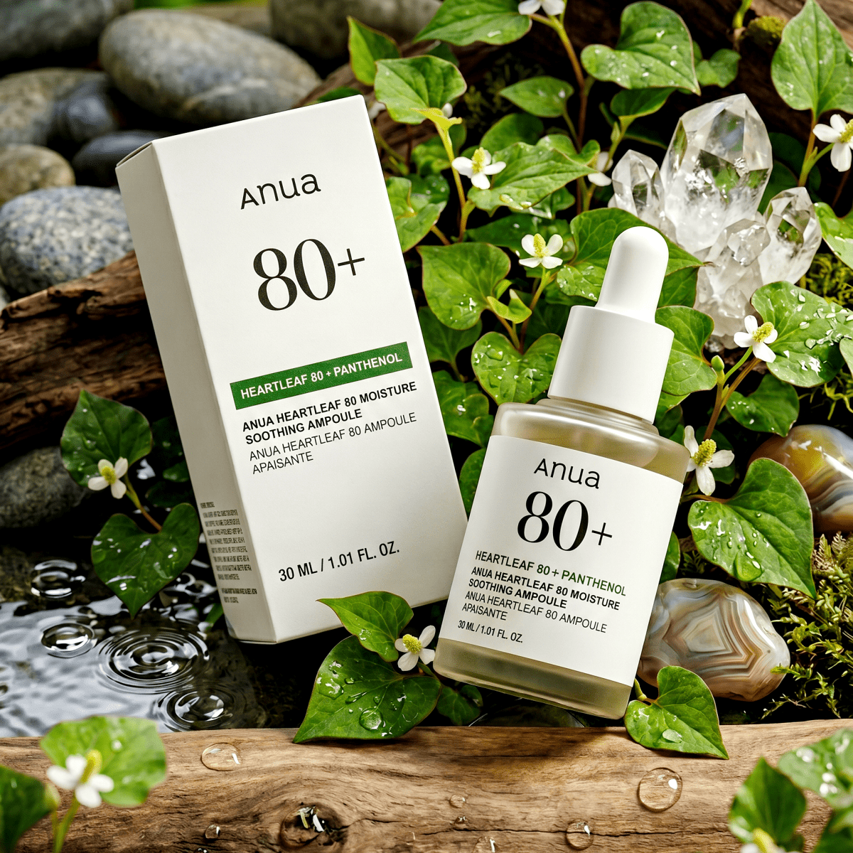 ANUA Heartleaf 80+ Soothing Ampoule 30ml | Calming Ampoule | AmiGlow NZ - AmiGlow