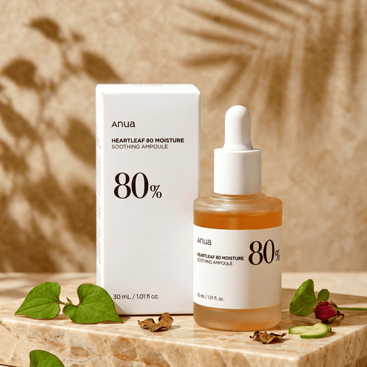 ANUA Heartleaf 80% Soothing Ampoule 30ml | Calming Ampoule | AmiGlow NZ - AmiGlow