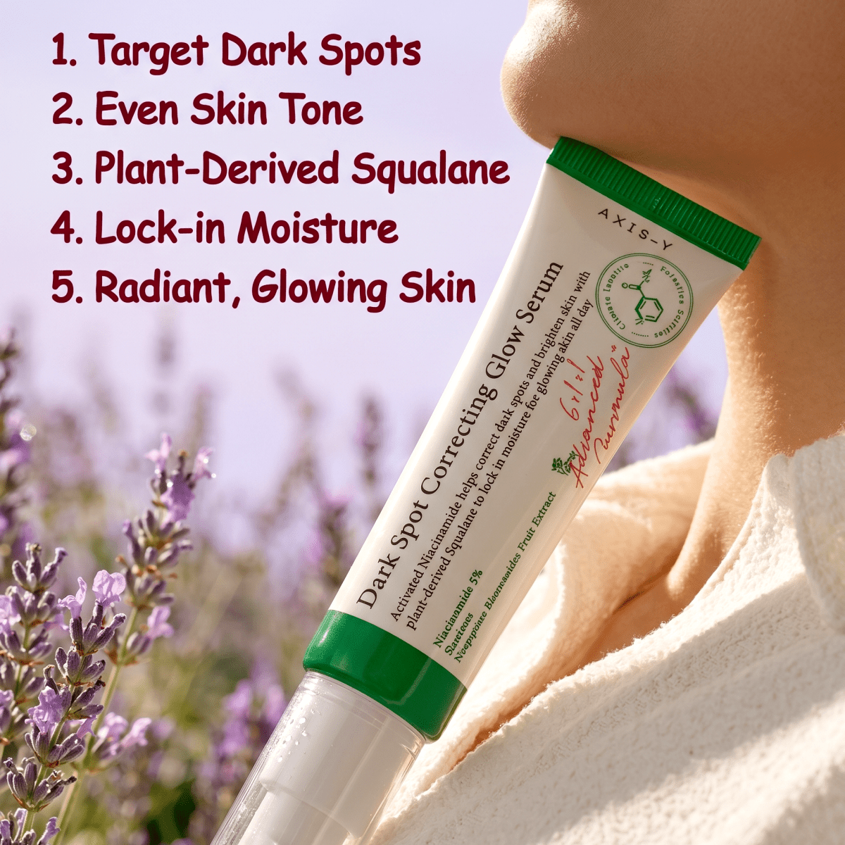 AXIS-Y Dark Spot Correcting Glow Serum 50ml | Brightening Serum | AmiGlow NZ - AmiGlow