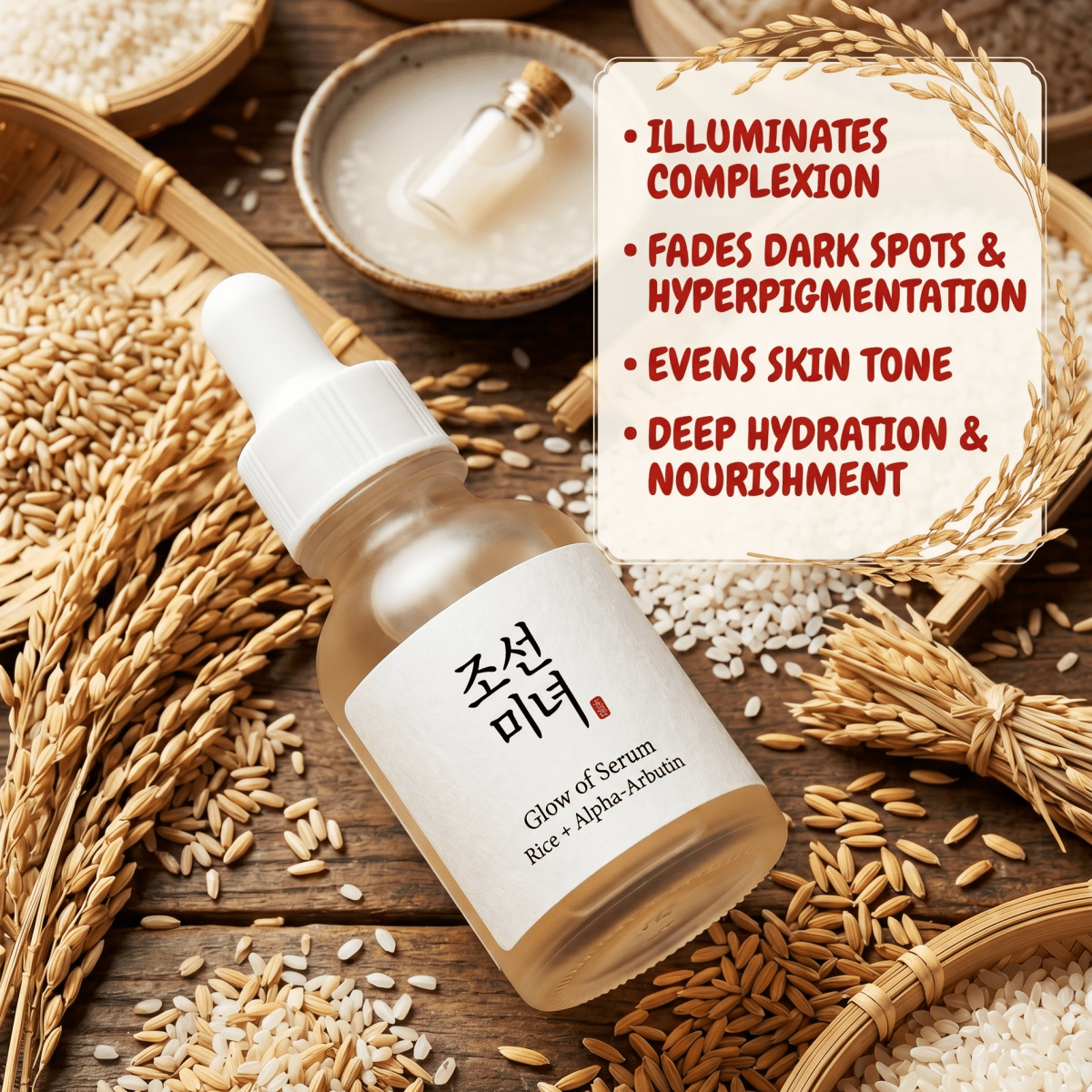Beauty of Joseon Glow Deep Serum Rice + Alpha-Arbutin 60ml | AmiGlow NZ - AmiGlow