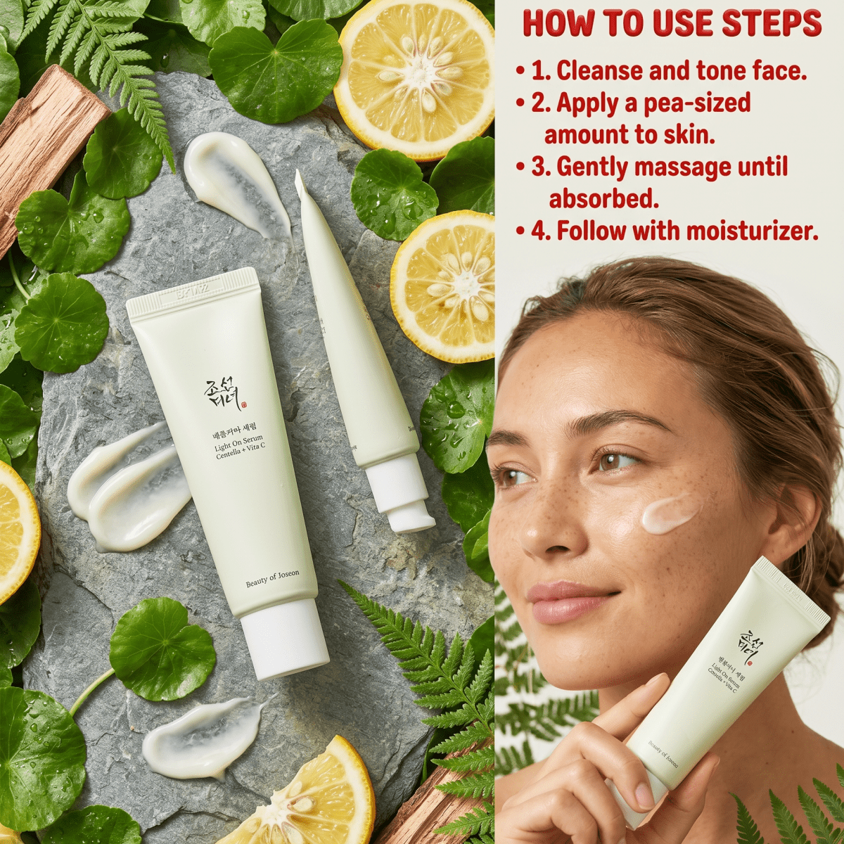 Beauty of Joseon Light On Serum Centella + Vita C 30ml | Vitamin C Serum | AmiGlow NZ