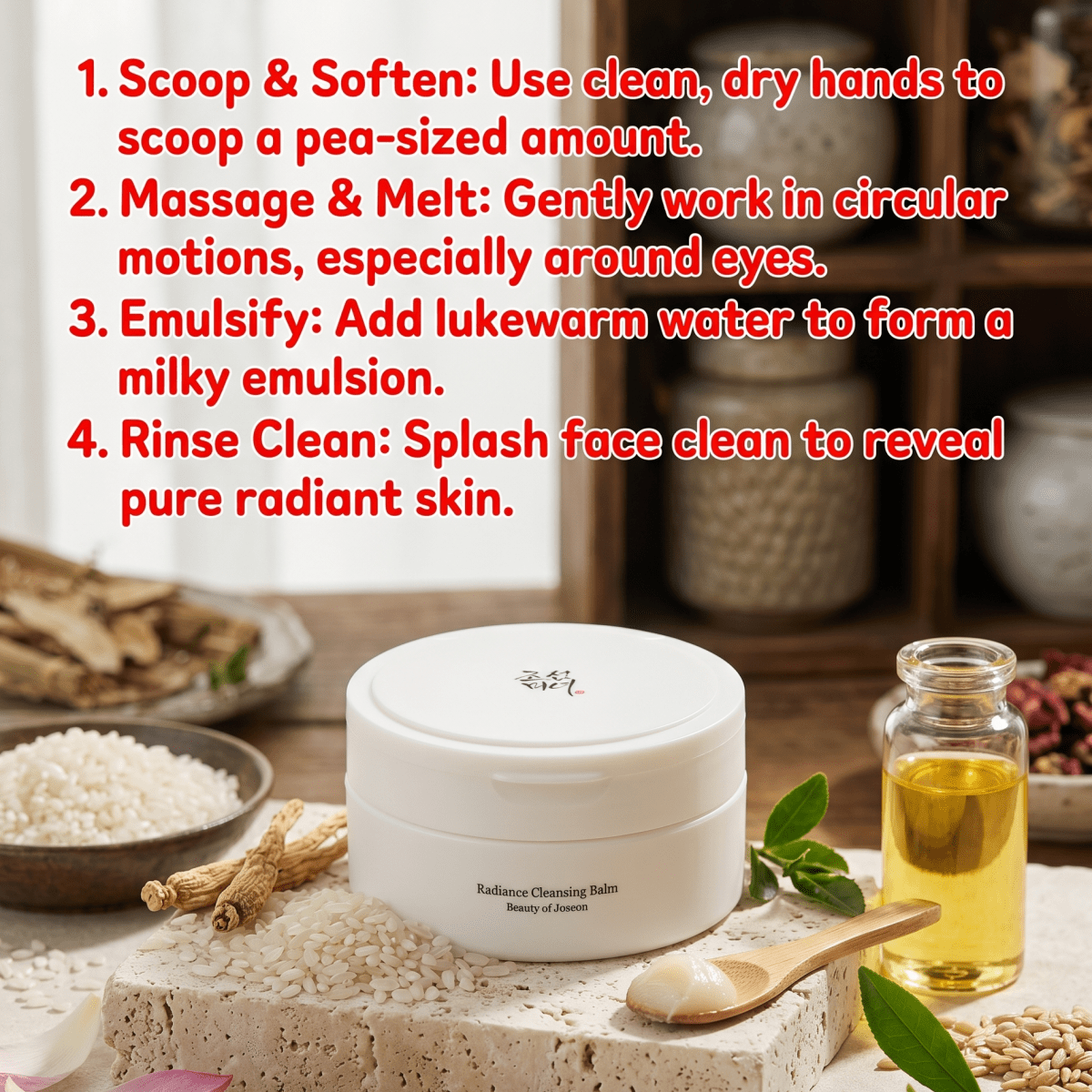 Beauty of Joseon Radiance Cleansing Balm 100ml | Upgraded Oil Cleanser | AmiGlow NZ