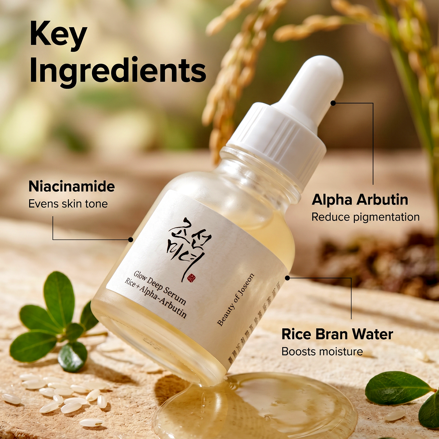 Beauty of Joseon Glow Deep Serum Rice + Alpha-Arbutin | AmiGlow NZ