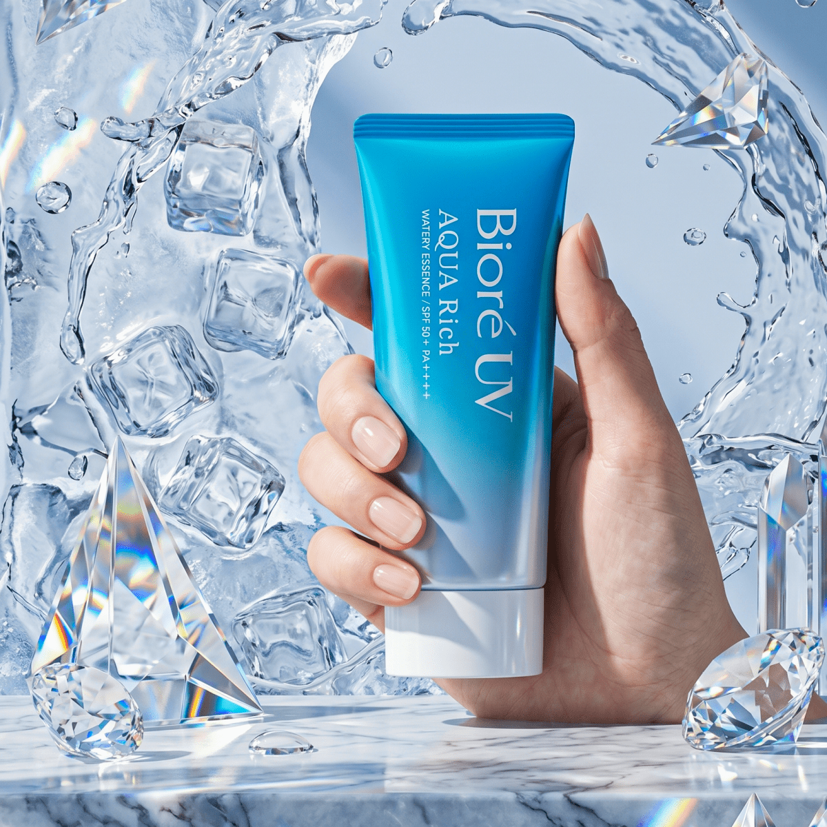 Biore UV Aqua Rich Watery Essence SPF50+ PA++++ 70g | All Skin Types Sunscreen | AmiGlow NZ - AmiGlow