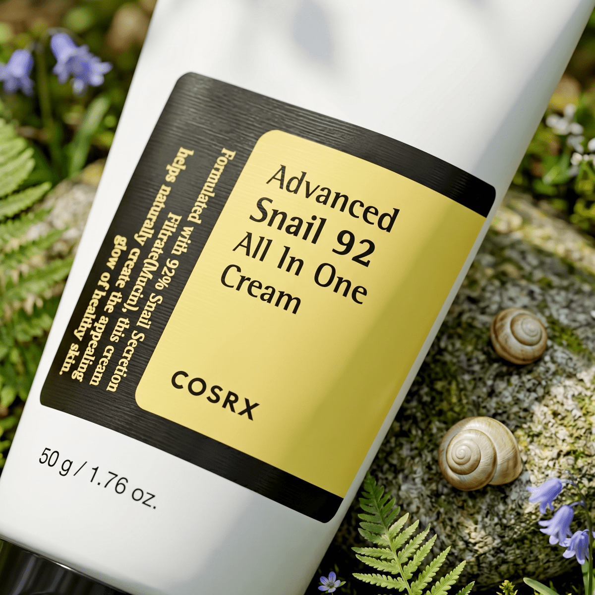 COSRX Advanced Snail 92 All In One Cream Tube 50g | Snail Cream NZ | AmiGlow NZ - AmiGlow