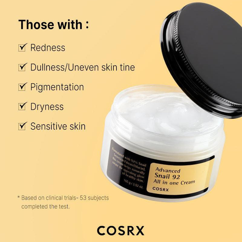 COSRX Advanced Snail 92 All In One Cream | AmiGlow NZ