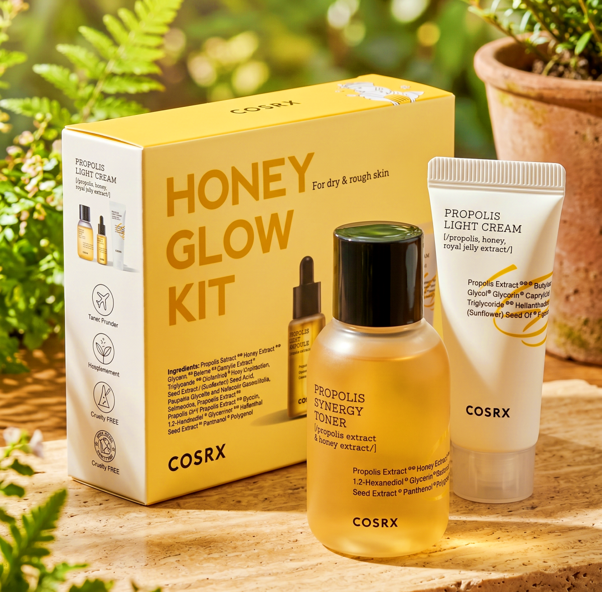 COSRX Honey Glow Kit Propolis Trial Kit 3 Items | AmiGlow NZ - AmiGlow