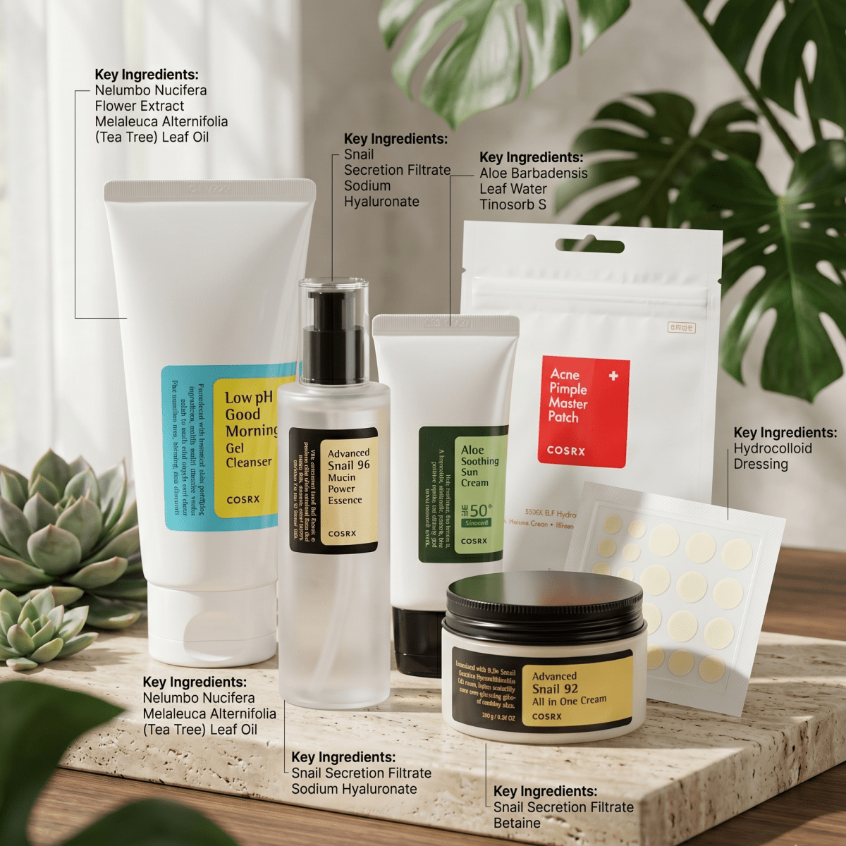 COSRX Ultimate Essentials Starter Kit | Full-Sized K-Beauty Set | AmiGlow NZ - AmiGlow