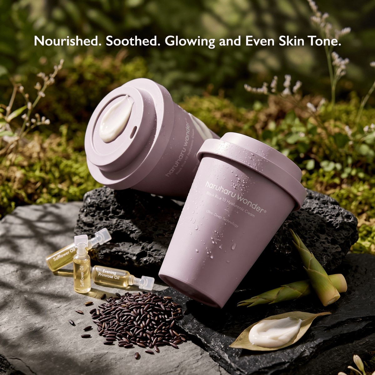 Haruharu Wonder Black Rice 10 Hyaluronic Cream Cup Type 90ml | AmiGlow NZ - AmiGlow