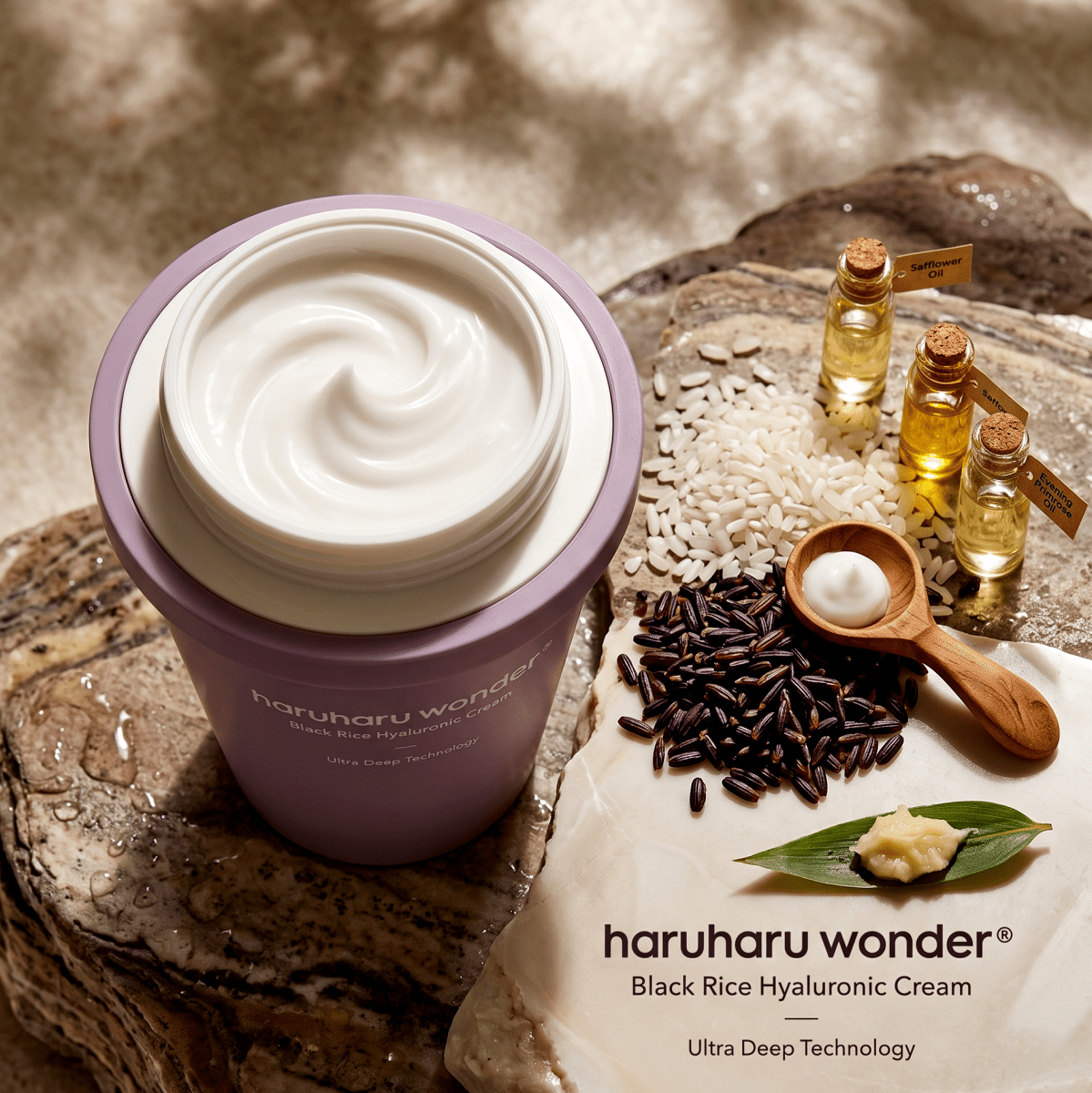 Haruharu Wonder Black Rice 10 Hyaluronic Cream Cup Type 90ml | AmiGlow NZ - AmiGlow