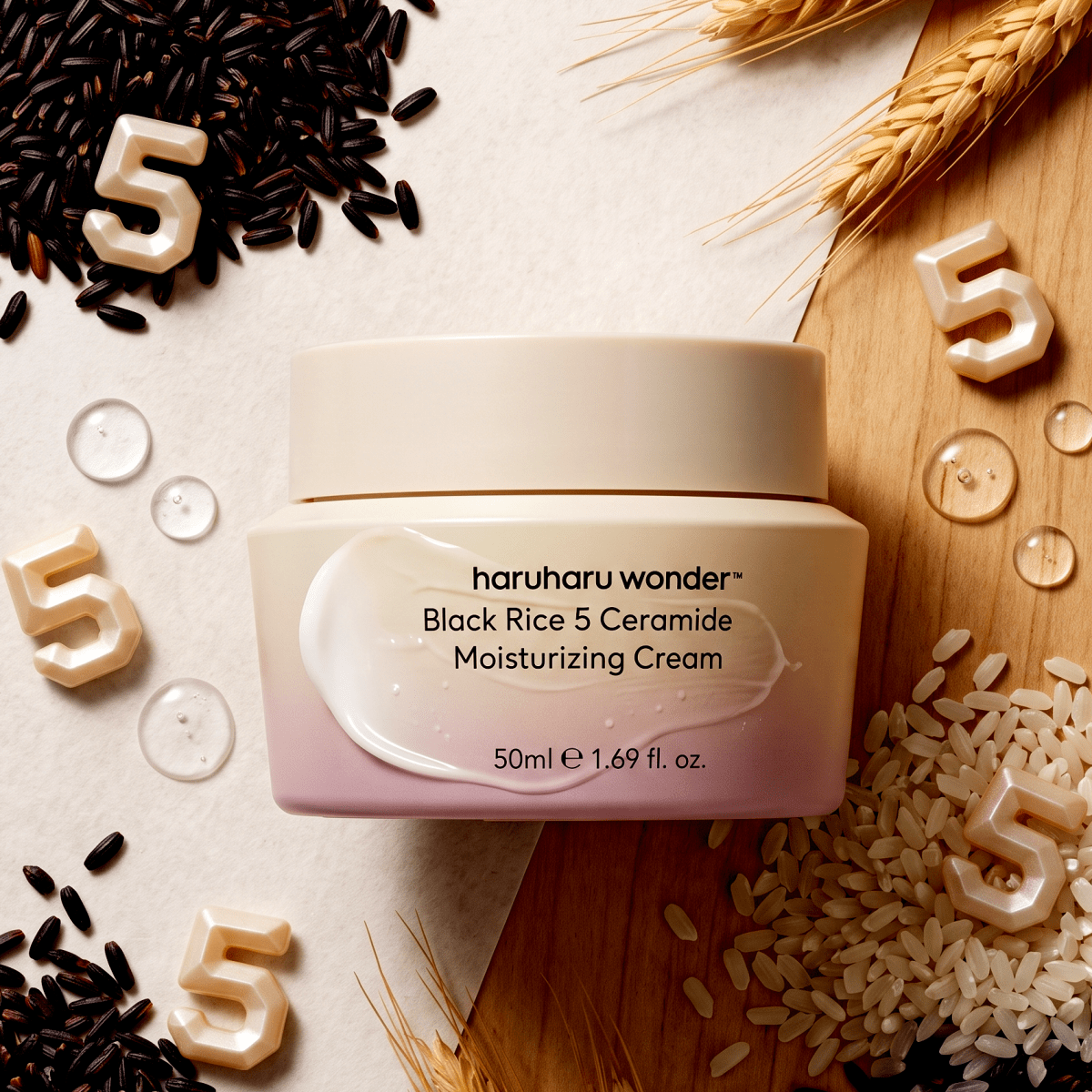 Haruharu Wonder Black Rice 5 Ceramide Cream 50ml | AmiGlow NZ - AmiGlow