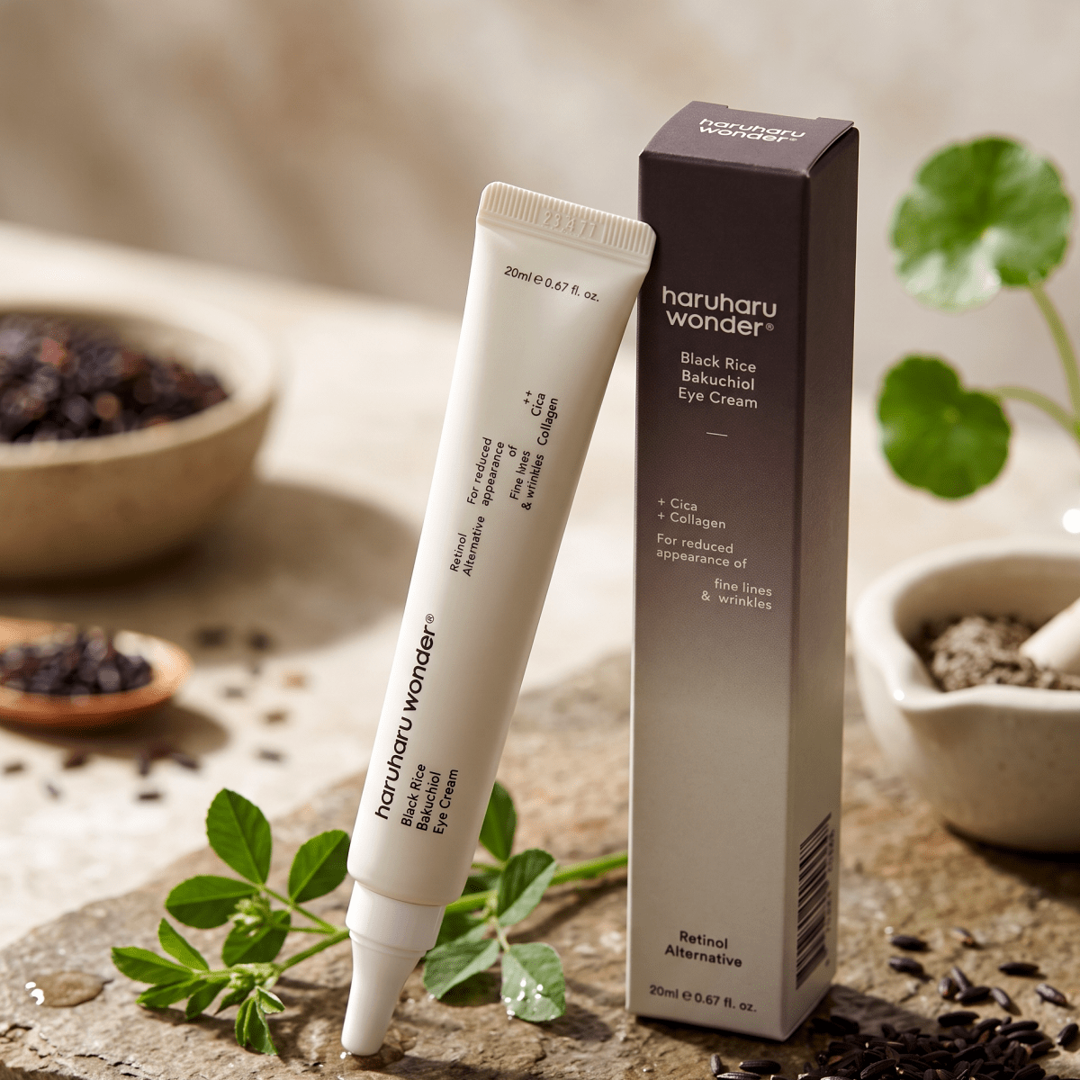 Haruharu Wonder Black Rice Bakuchiol Eye Cream 20ml | AmiGlow NZ - AmiGlow