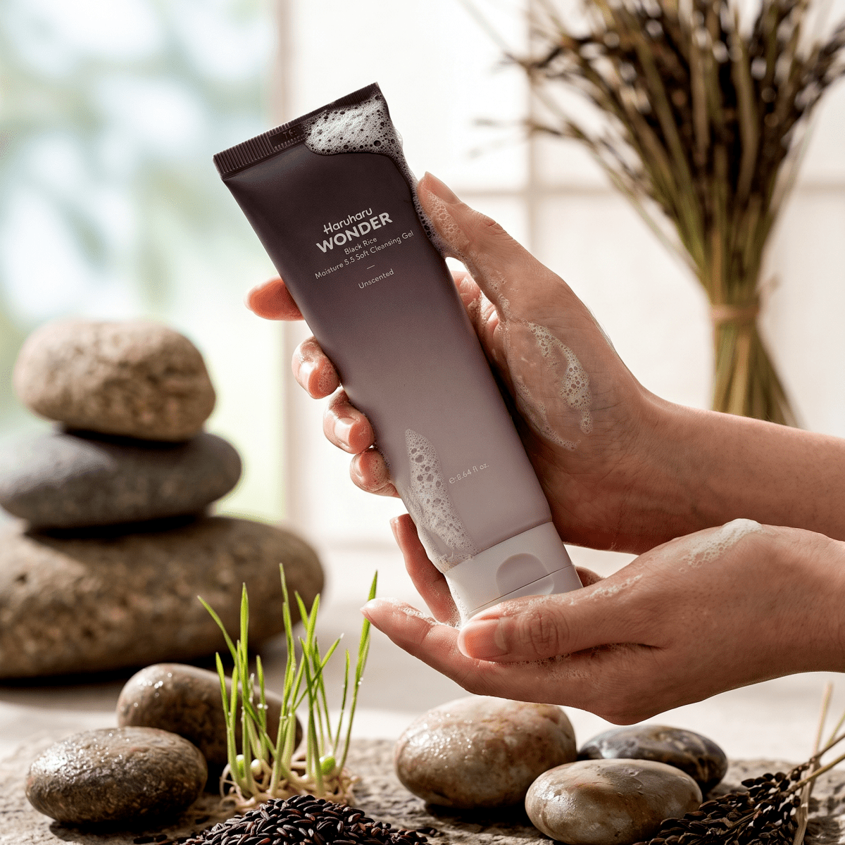 Haruharu Wonder Black Rice Cleansing Gel 100ml | pH 5.5 Gel | AmiGlow NZ - AmiGlow