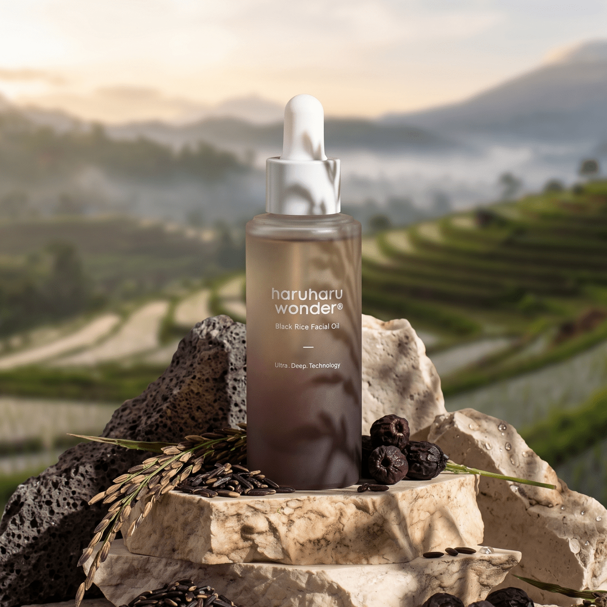 Haruharu Wonder Black Rice Facial Oil 30ml | AmiGlow NZ - AmiGlow