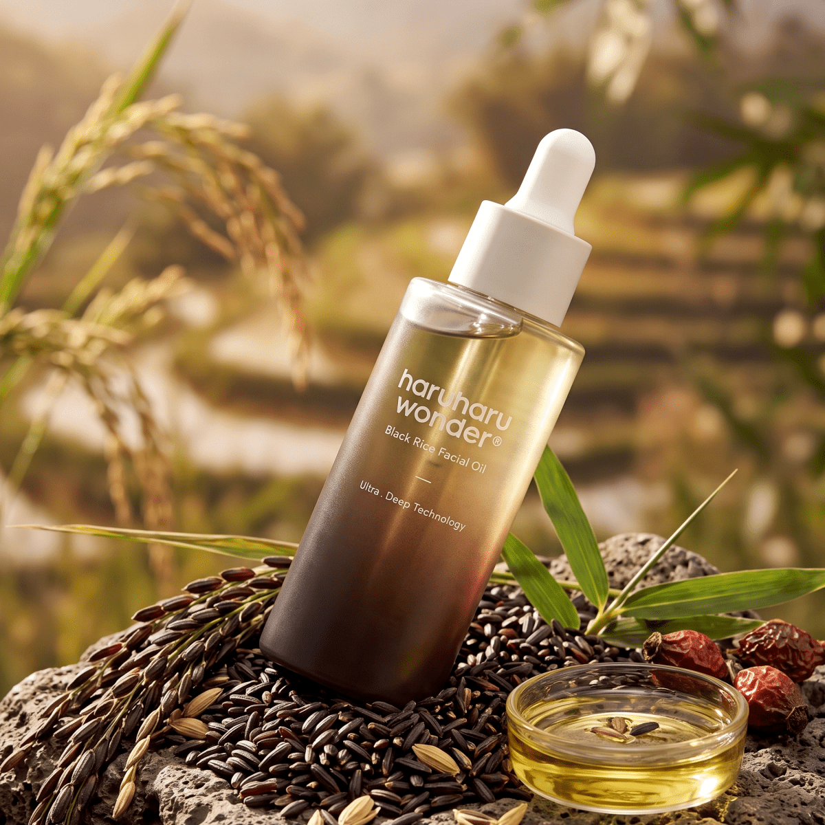 Haruharu Wonder Black Rice Facial Oil 30ml | AmiGlow NZ - AmiGlow