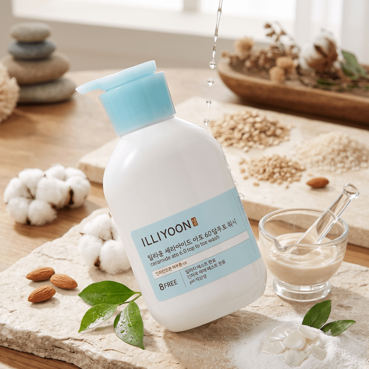 ILLIYOON Ceramide Ato 6.0 Top to Toe Wash 500ml | All-in-One Wash | AmiGlow NZ - AmiGlow