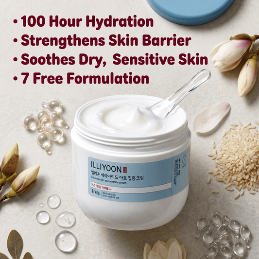 ILLIYOON Ceramide Ato Concentrate Cream 500ml | ILLIYOON Jumbo Tub | AmiGlow NZ - AmiGlow