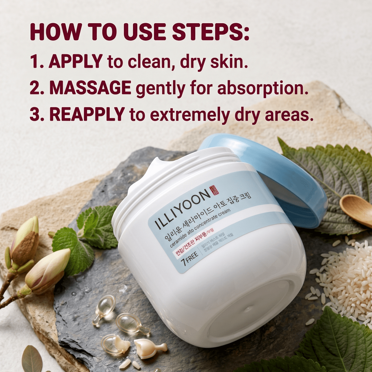 ILLIYOON Ceramide Ato Concentrate Cream 500ml | ILLIYOON Jumbo Tub | AmiGlow NZ - AmiGlow