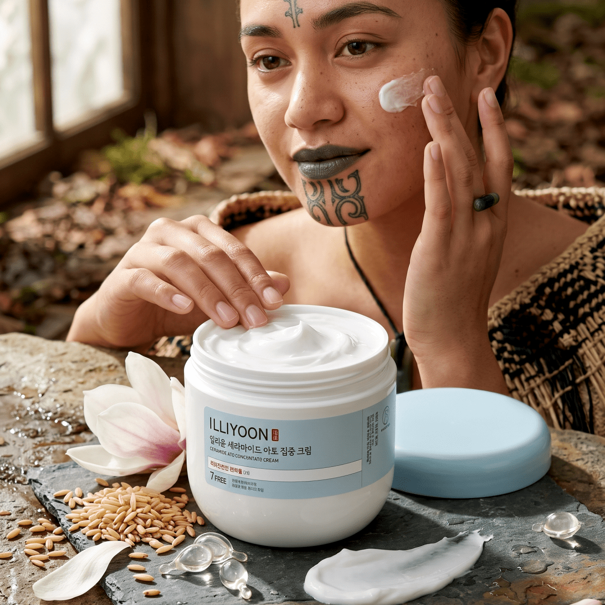 ILLIYOON Ceramide Ato Concentrate Cream 500ml | ILLIYOON Jumbo Tub | AmiGlow NZ - AmiGlow