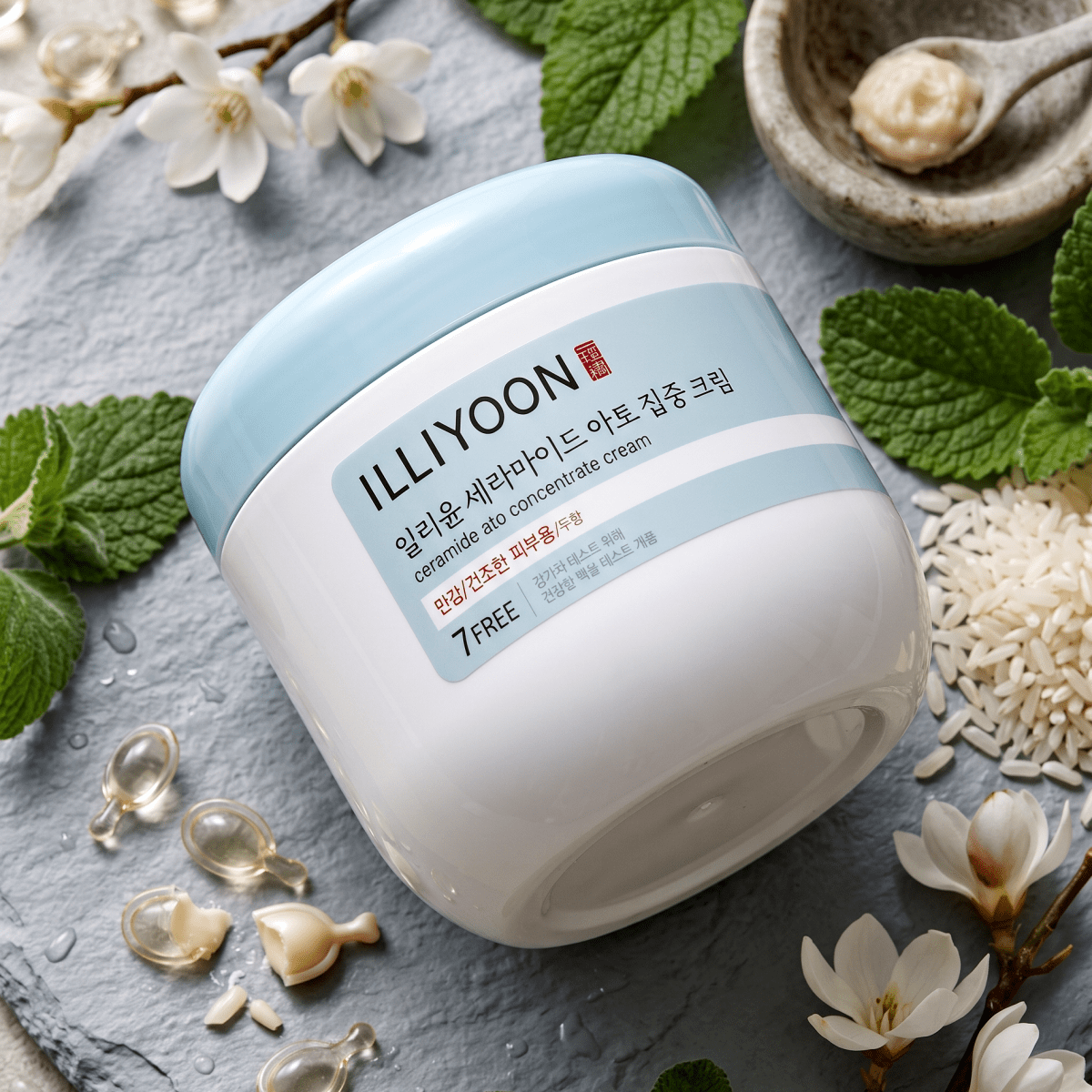 ILLIYOON Ceramide Ato Concentrate Cream 500ml | ILLIYOON Jumbo Tub | AmiGlow NZ - AmiGlow