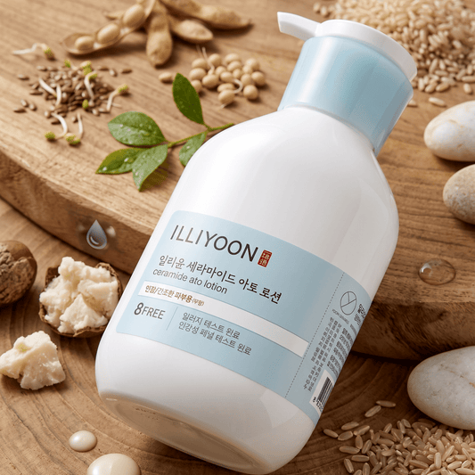 ILLIYOON Ceramide Ato Lotion 350ml | Barrier Repair Pump | AmiGlow NZ - AmiGlow