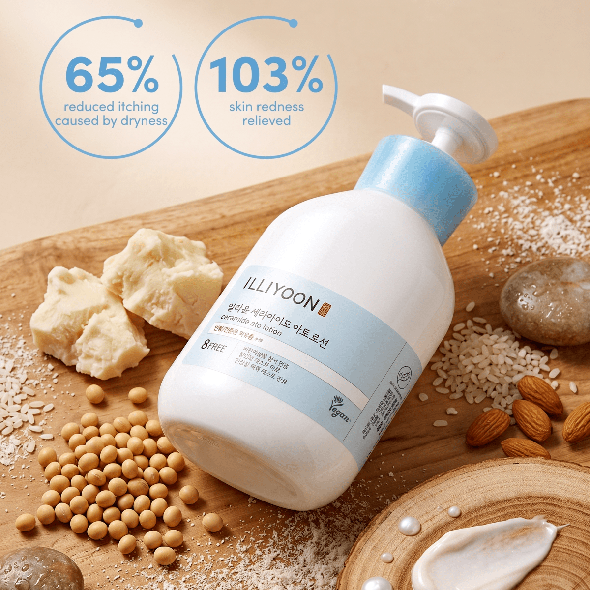ILLIYOON Ceramide Ato Lotion 350ml | Barrier Repair Pump | AmiGlow NZ - AmiGlow