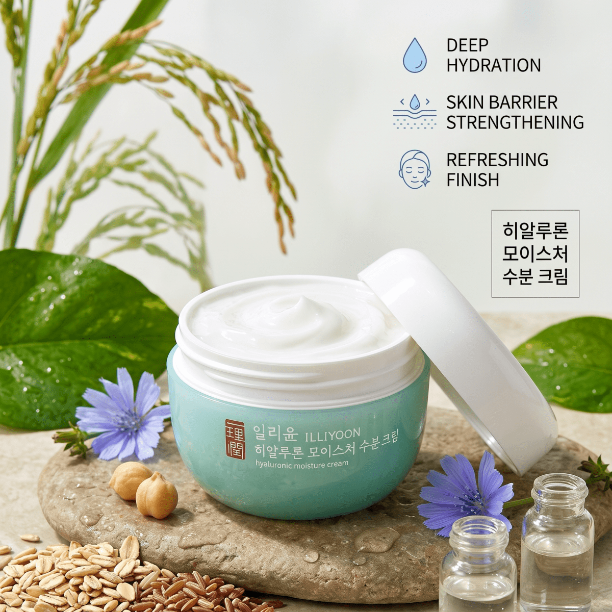 ILLIYOON Hyaluronic Moisture Cream 100ml | Best Gel Cream | AmiGlow NZ