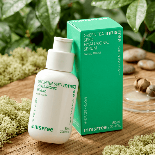 Innisfree Green Tea Seed Hyaluronic Serum 80ml | Hydrating Serum | AmiGlow NZ - AmiGlow