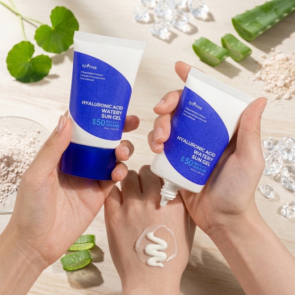 Isntree Hyaluronic Acid Watery Sun Gel 50ml | AmiGlow NZ - AmiGlow