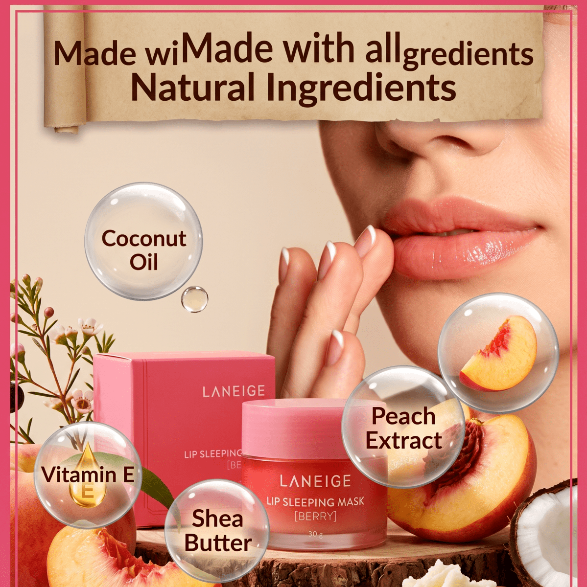 LANEIGE Lip Sleeping Mask EX Mini 3g | Travel Size Lip Care | AmiGlow NZ - AmiGlow