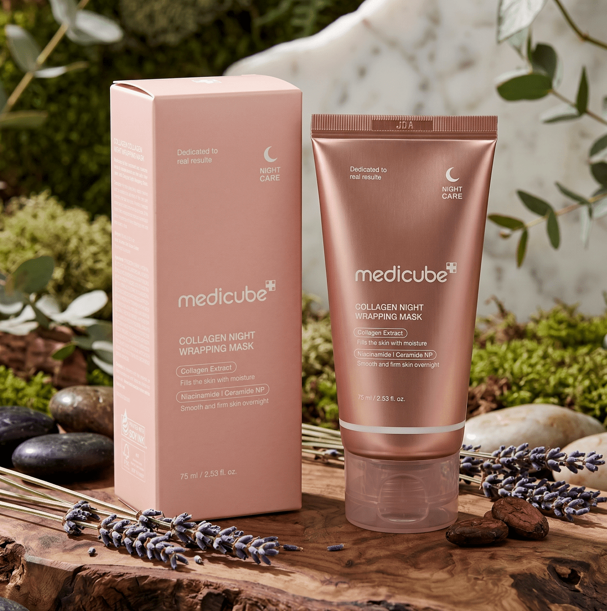Medicube Collagen Night Wrapping Mask 75ml | Overnight Lifting Mask | AmiGlow NZ - AmiGlow