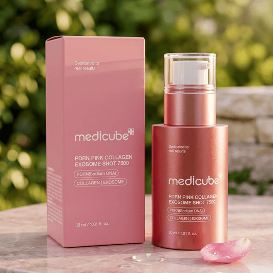 Medicube PDRN Pink Exosome Shot Serum 30ml | Advanced Repair Serum | AmiGlow NZ - AmiGlow