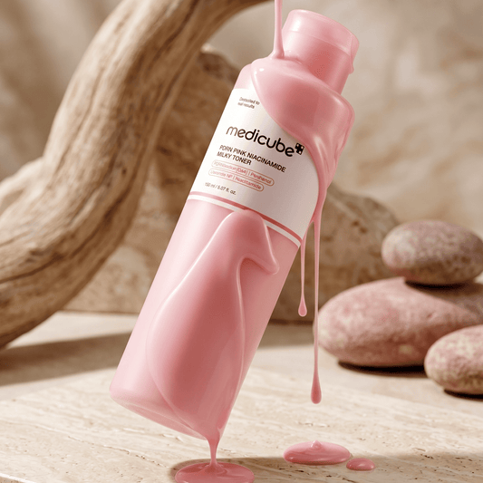 Medicube PDRN Pink Niacinamide Milky Toner 150ml | Brightening Toner | AmiGlow NZ - AmiGlow
