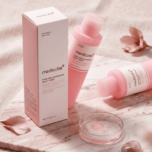Medicube PDRN Pink Niacinamide Milky Toner 150ml | Brightening Toner | AmiGlow NZ - AmiGlow