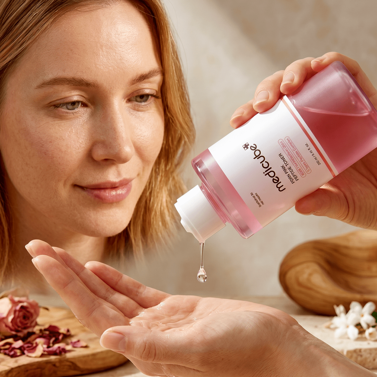 Medicube PDRN Pink Niacinamide Milky Toner 150ml | Brightening Toner | AmiGlow NZ - AmiGlow
