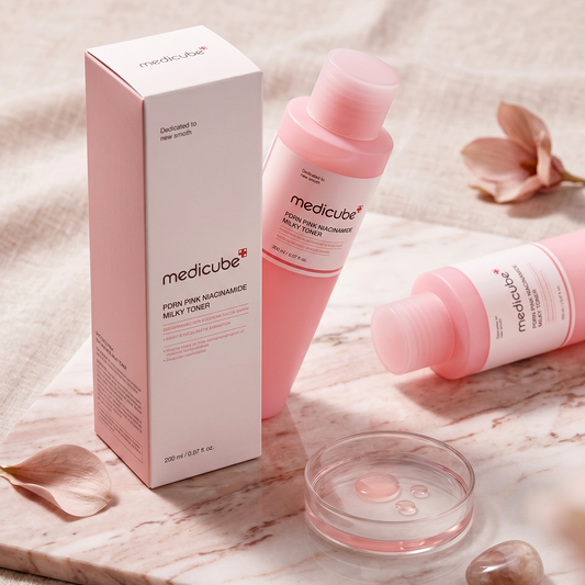 Medicube PDRN Pink Niacinamide Milky Toner 150ml | Brightening Toner | AmiGlow NZ
