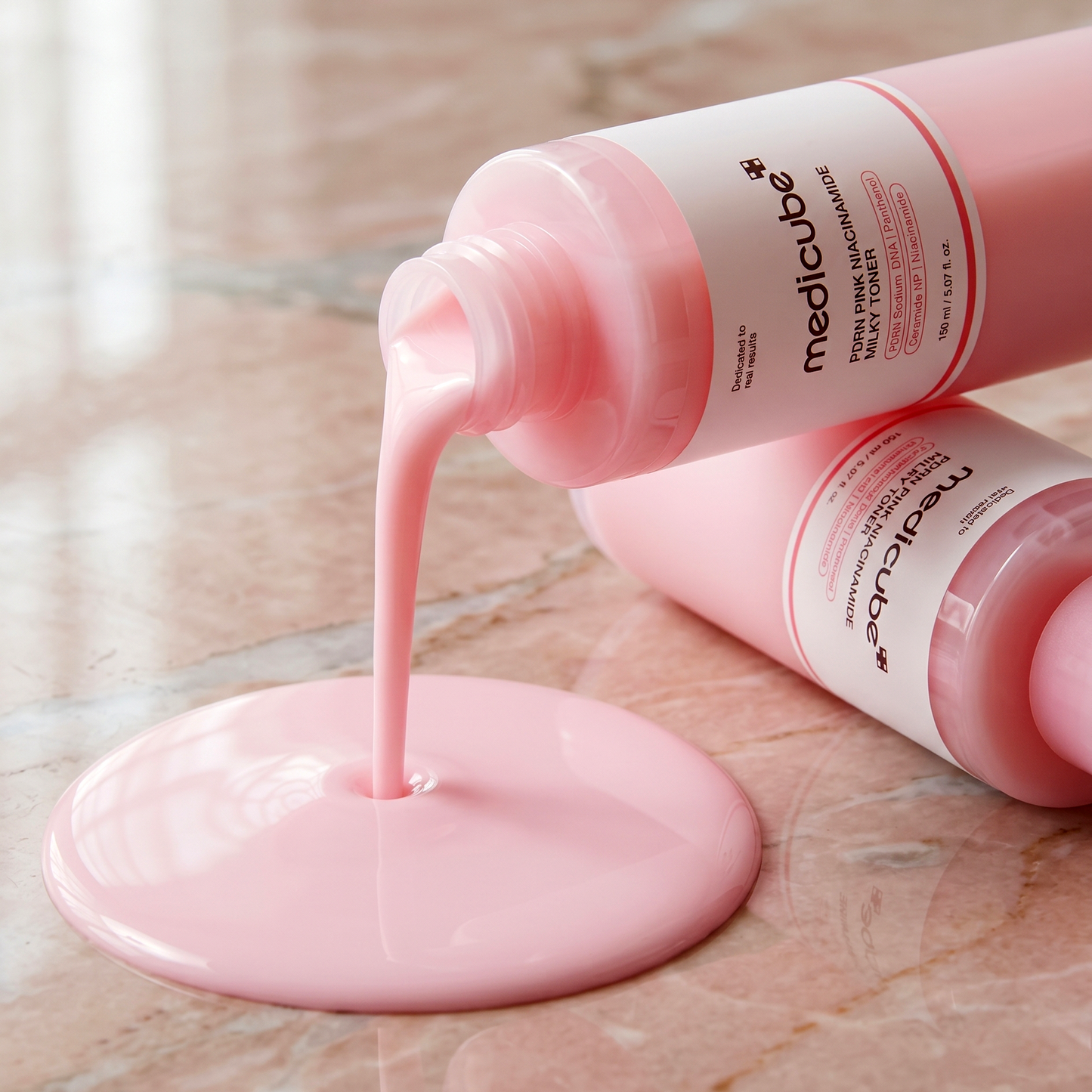 Medicube PDRN Pink Niacinamide Milky Toner 150ml | Brightening Toner | AmiGlow NZ