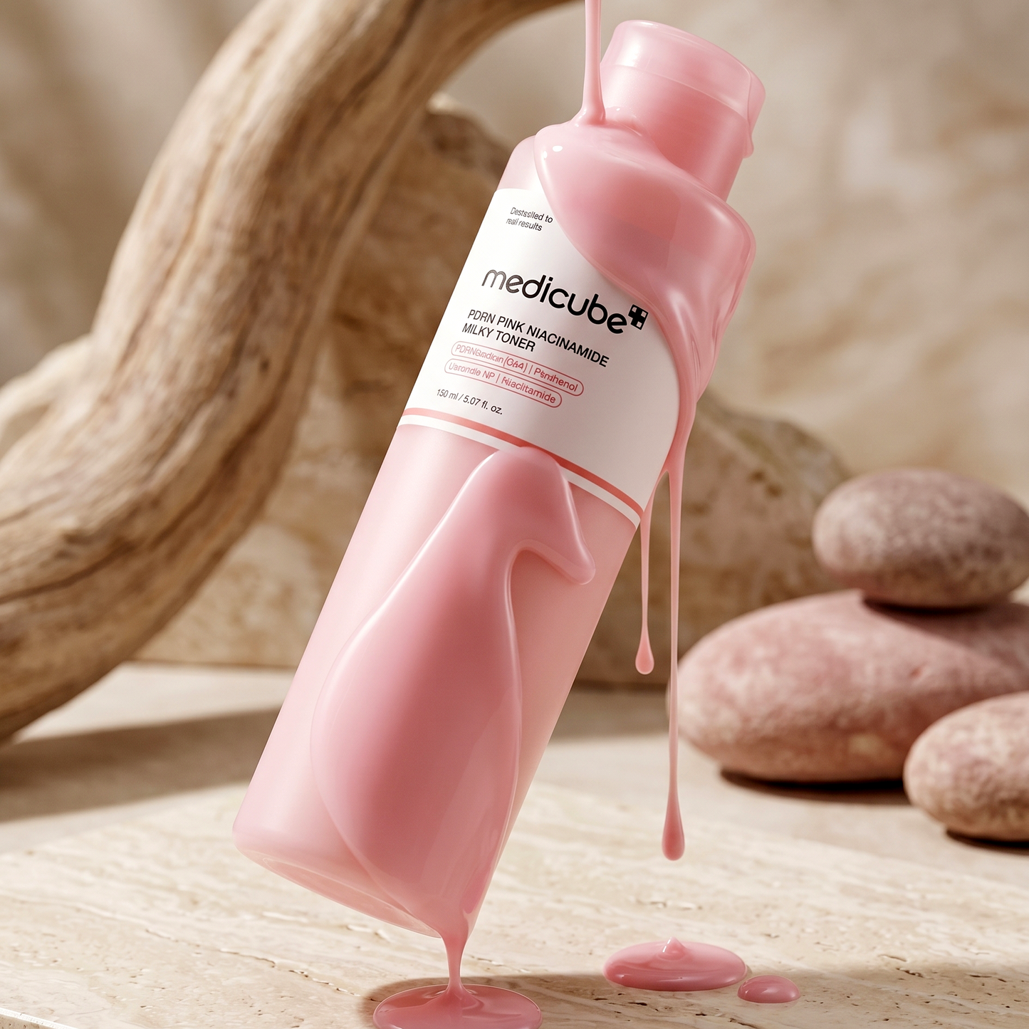 Medicube PDRN Pink Niacinamide Milky Toner 150ml | Brightening Toner | AmiGlow NZ