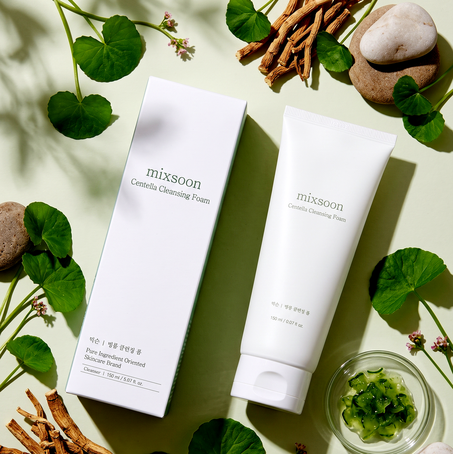 mixsoon Centella Cleansing Foam 150ml | Soothing Foam | AmiGlow NZ