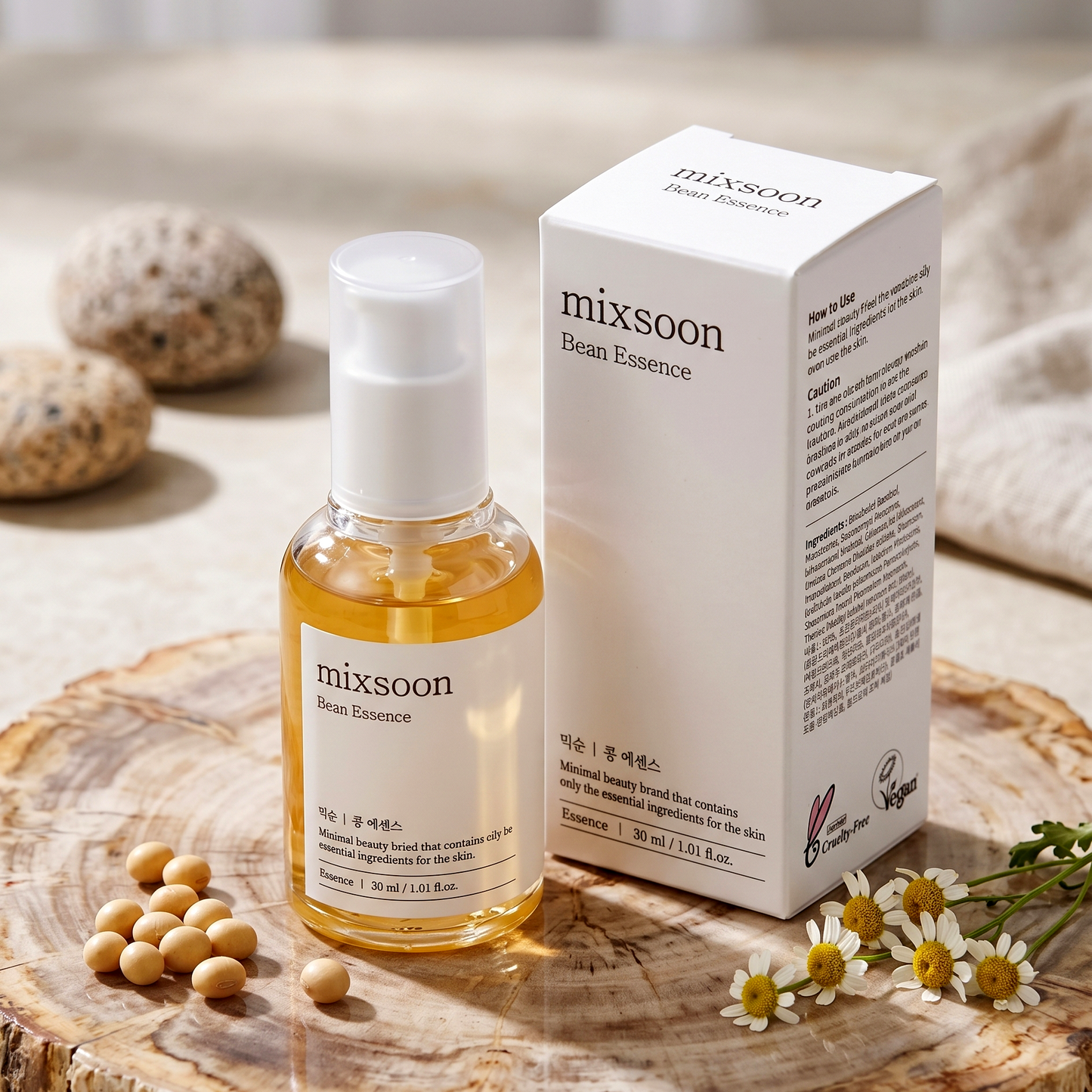 Mixsoon Bean Essence 50ml | Korean Exfoliating Essence | AmiGlow NZ