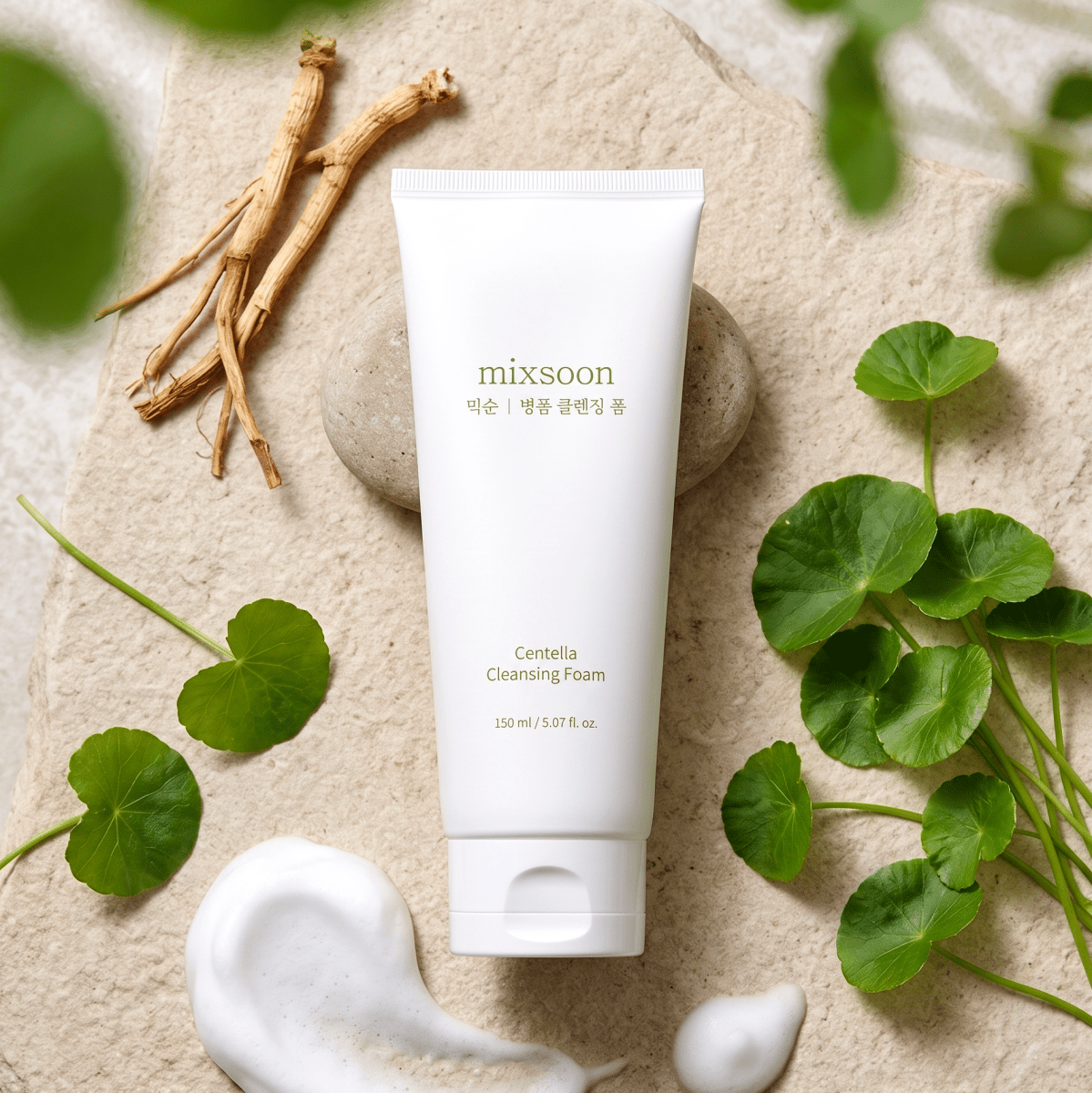 mixsoon Centella Cleansing Foam 150ml | Soothing Foam | AmiGlow NZ - AmiGlow